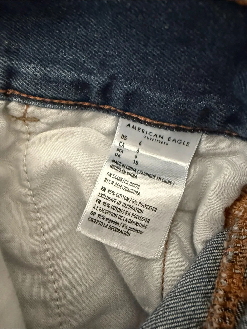 American Eagle Outfitters high rise